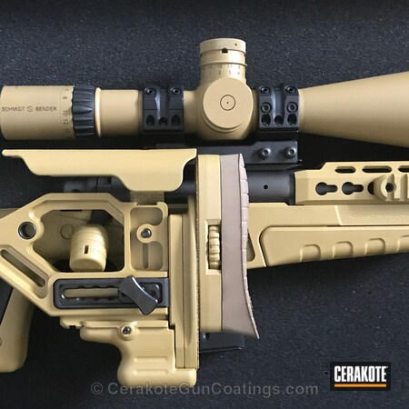 Powder Coating: Two Tone,Ral 8000 H-8000,Sniper Rifle,Rifle,Bolt Action Rifle