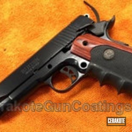 Powder Coating: 1911,Pistol,Midnight Blue H-238,Ruger,Ruger SR1911