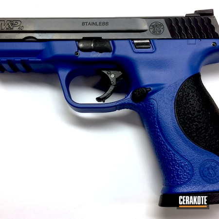 Powder Coating: Smith & Wesson,Two Tone,NRA Blue H-171,M&P 40,Pistol,M&P