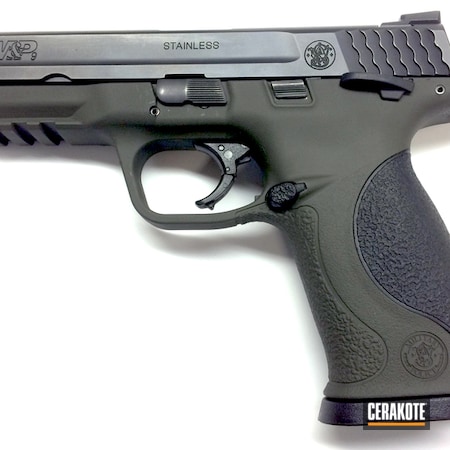 Powder Coating: Smith & Wesson,Pistol,MIL SPEC GREEN  H-264,M&P,MP9