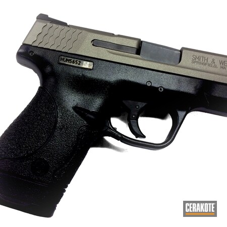 Powder Coating: Smith & Wesson,Two Tone,Pistol,Armor Black H-190,M&P,Stainless H-152,Shield