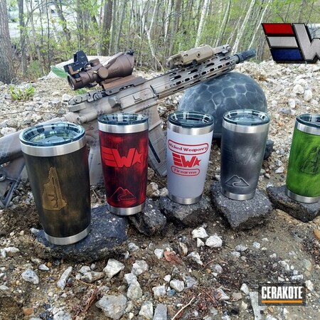 Powder Coating: New Hampshire,Zombie Green H-168,Custom Tumbler Cup,Armor Black H-190,USMC Red H-167,Live Free or Die,Burnt Bronze H-148,More Than Guns,wickedweaponry