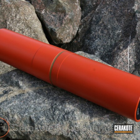 Powder Coating: Hunter Orange C-128,Solid Tone,Optics