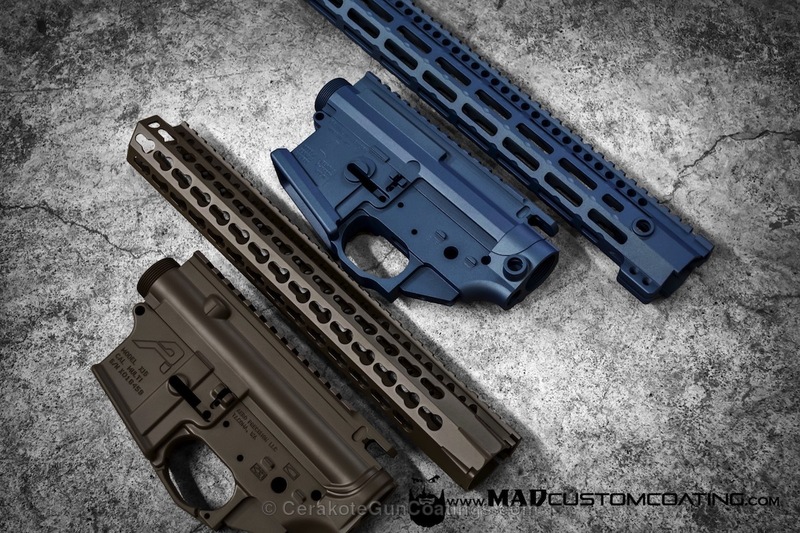 H-185 Blue Titanium and H-226 Patriot Brown by DAVID | Cerakote