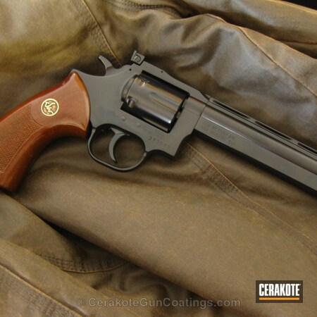 Powder Coating: Dan Wesson,Revolver,Midnight Blue H-238