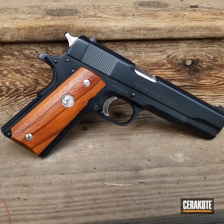 Powder Coating: 1911,Pistol,SOCOM BLUE  H-245,Colt 1911,Colt,Colt Government Model