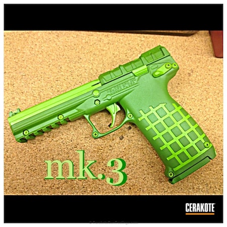 Powder Coating: Zombie Green H-168,Kel-Tec PMR30,Pistol,Kel-Tec