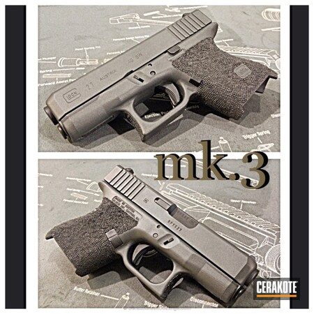 Powder Coating: Graphite Black H-146,Glock,Pistol,Sniper Grey H-234,Glock 27