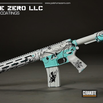Cerakoted Dpms Panther Arms  In H-175 Robin's Egg Blue