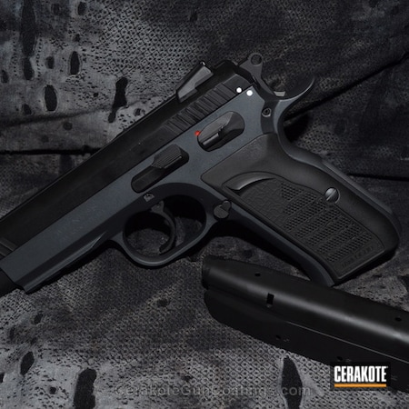 Powder Coating: Graphite Black H-146,Handguns,Tanfoglio,Sniper Grey H-234,Sniper Grey
