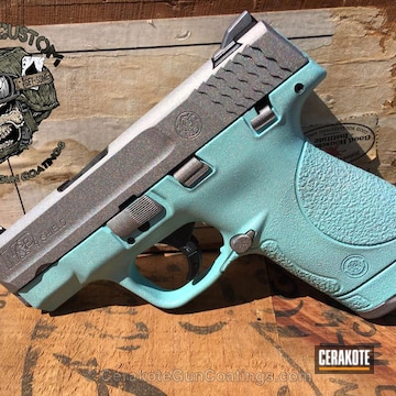 Cerakoted H-175 Robin's Egg Blue And H-152 Stainless