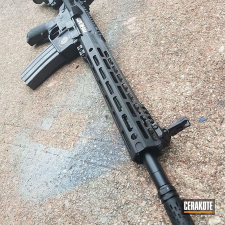 Powder Coating: Subdued,Armor Black H-190,Jeff Gonzales,Sons of Liberty Gun Works,Tactical Rifle,AR-15,Rifle,Tricon,Black on Black,Trident Concepts