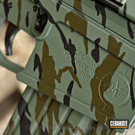 Powder Coating: HAZEL GREEN H-204,Tiger Stripes,Chocolate Brown H-258,Armor Black H-190,Punisher,Camo,Tactical Rifle,Vietnam Tiger Stripe Camo,Flat Dark Earth H-265