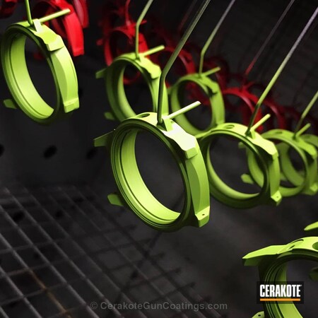 Powder Coating: Zombie Green H-168,Production,Watch Parts,More Than Guns
