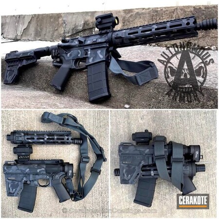 Powder Coating: Graphite Black H-146,Stone Grey H-262,Steel Grey H-139,Law Tactical Folding Stock,Tactical Rifle,AR-15,Takedown,Pantheon,DOLOS