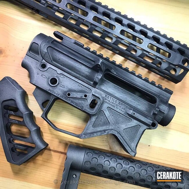 H219 Gun Metal Grey and H146 Graphite Black by WEB USER Cerakote