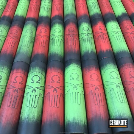 Powder Coating: Graphite Black H-146,Electronic Cigarette,Distressed,Zombie Green H-168,Production,Electric Yellow H-166,E-Cig,FIREHOUSE RED H-216,Battleworn,Vape Mod,More Than Guns