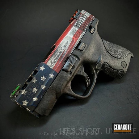 Powder Coating: Smith & Wesson M&P,Graphite Black H-146,Smith & Wesson,NRA Blue H-171,Performance Center,American Flag,FIREHOUSE RED H-216
