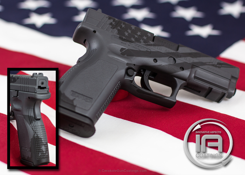 H-146 Graphite Black and H-234 Sniper Grey by Tracey Marquart | Cerakote