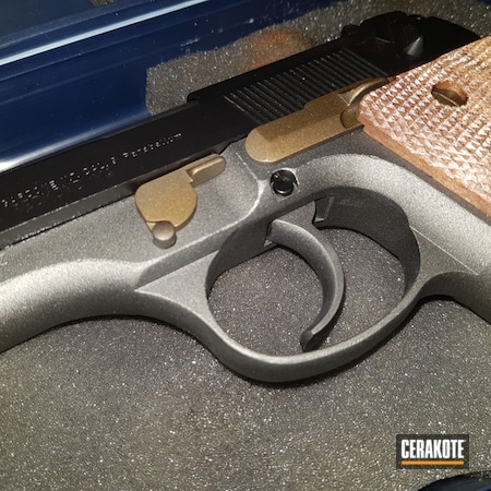 Powder Coating: Graphite Black H-146,Pistol,Beretta,Burnt Bronze H-148,Titanium H-170