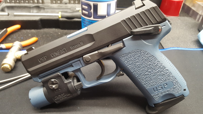 H-185 Blue Titanium and H-146 Graphite Black by WEB USER | Cerakote