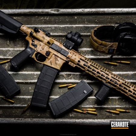 Powder Coating: Matte Brown H-7504M,Aero Precision,Midwest Industry,DESERT SAND H-199,MultiCam,Camo,Tactical Rifle,AR-15,Patriot Brown H-226,Coyote Tan H-235