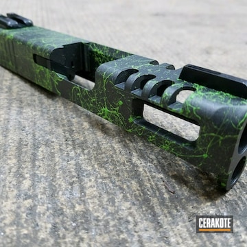 Cerakoted H-168 Zombie Green And H-237 Tungsten