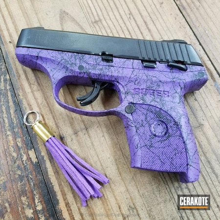 Powder Coating: Graphite Black H-146,Wild Purple H-197,Pistol,Webbing,Ruger LC9,Ruger
