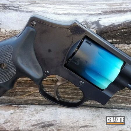 Powder Coating: Graphite Black H-146,Smith & Wesson,NRA Blue H-171,Revolver,Robin's Egg Blue H-175