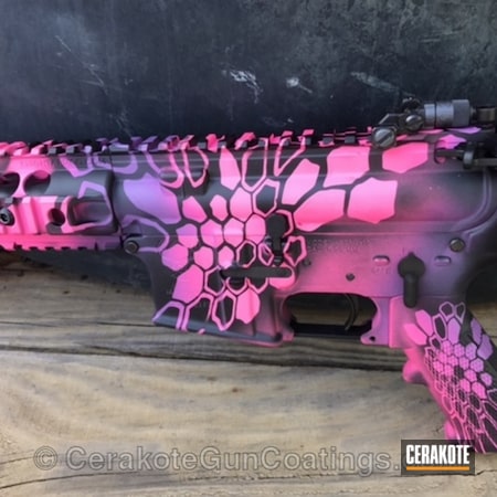 Powder Coating: Graphite Black H-146,SIG™ PINK H-224,Stag Arms,Custom Camo,Bright Purple H-217,Tactical Rifle,AR-15,Rifle,Kryptek