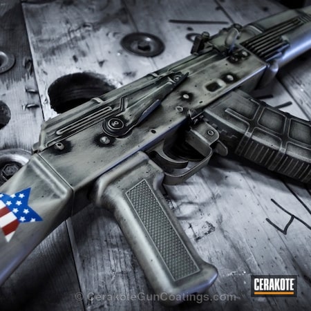 Powder Coating: AK-47,America,War Torn,Sky Blue H-169,Brownells,Graphite Black H-146,Distressed,Snow White H-136,Steel Grey H-139,USMC Red H-167,Tactical Rifle,Battleworn,Made in the USA