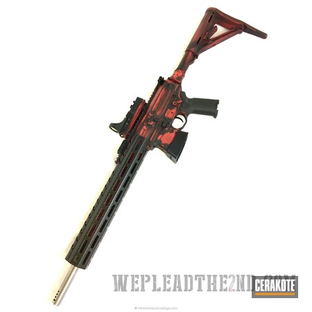 Powder Coating: Graphite Black H-146,Distressed,Tactical Rifle,FIREHOUSE RED H-216,Battleworn,Sig,Sig MPX,MPX