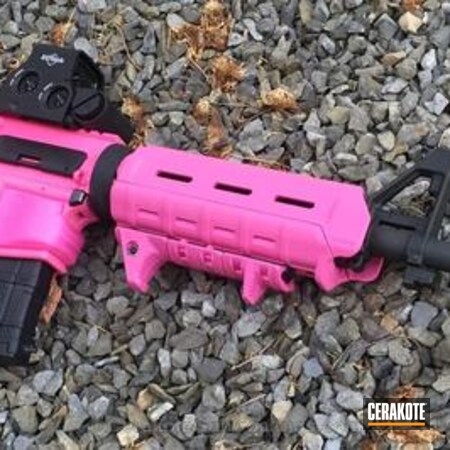 Powder Coating: Two Tone,Tactical Rifle,Prison Pink H-141