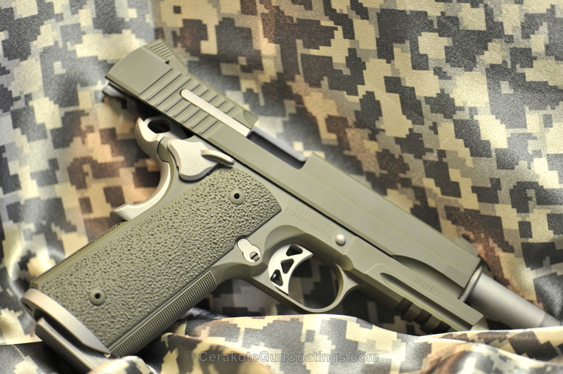 H-202 McMillan Olive with H-151 Satin Aluminum by Buster Beaver