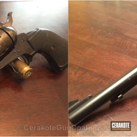 Powder Coating: Ruger Blackhawk,SOCOM BLUE  H-245,Revolver,Blackhawk,Before and After,Ruger,Restoration