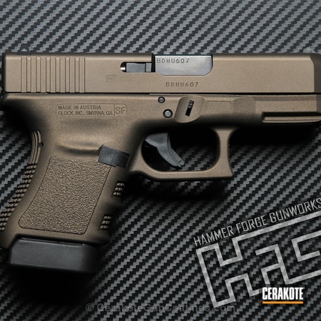 Powder Coating: Midnight Bronze H-294,Glock,Handguns,Pistol,Glock 30S