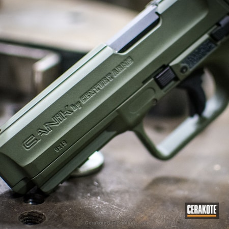 Powder Coating: Graphite Black H-146,Handguns,Pistol,canick,O.D. Green H-236,Gun Metal