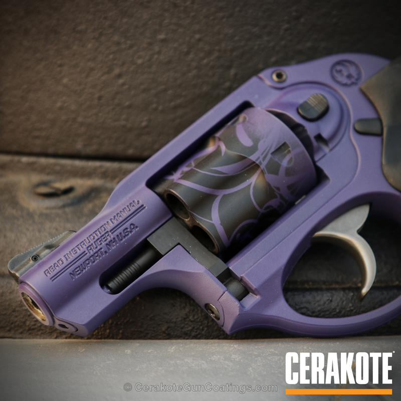 G147 Color H-146 Graphite Black with H-217 Bright Purple by WEB USER | Cerakote