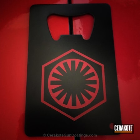 Powder Coating: First Order,Bottle Opener,Midnight E-110,USMC Red H-167,Galactic Empire,Star Wars,More Than Guns