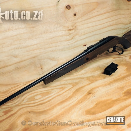 Powder Coating: Sako,Hunting Rifle,.243,Midnight Blue H-238,Lever Action,Rifle,Finnwolf