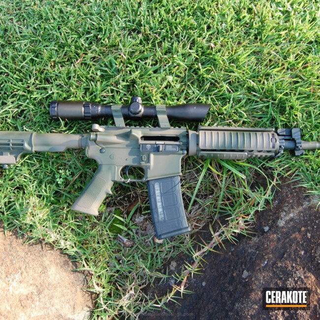 Cerakoted: Freehand Camo,MAGPUL® FLAT DARK EARTH H-267,Mil Spec O.D. Green H-240,Tactical Rifle,Torture Test,One Year After