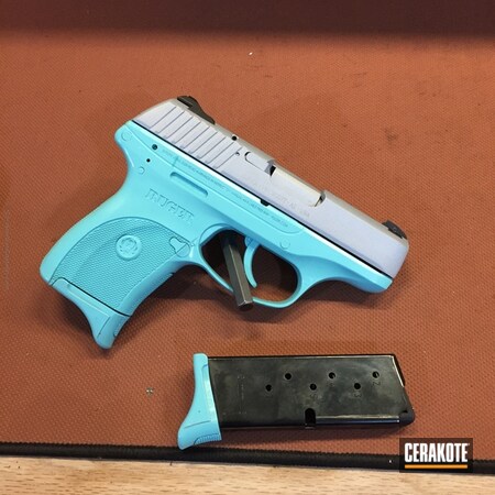 Powder Coating: Two Tone,Crushed Silver H-255,Pistol,Robin's Egg Blue H-175,Ruger,Ladies Classic