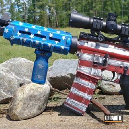 Powder Coating: Bright White H-140,Distressed,DPMS Panther Arms,Blue Titanium H-185,Tactical Rifle,FIREHOUSE RED H-216,AR-15,Gen II Graphite Black HIR-146,Distressed American Flag