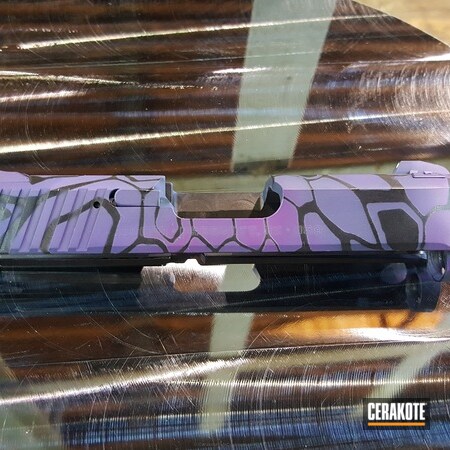 Powder Coating: Wild Purple H-197,Pistol,Ruger LC9,Ruger,Kryptek