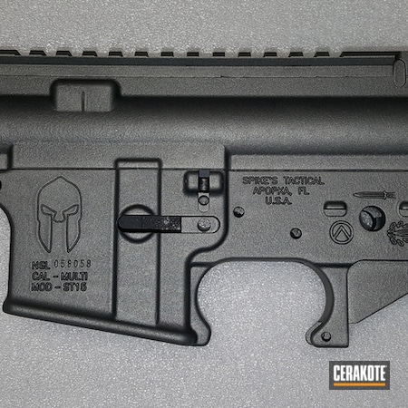 Powder Coating: Spike's Tactical,Tactical Rifle,Tungsten H-237,Solid Tone