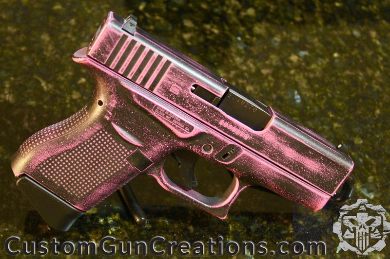 Pink Graphite H-141 Prison Pink and H-146 Graphite Black by WEB USER | Cerakote