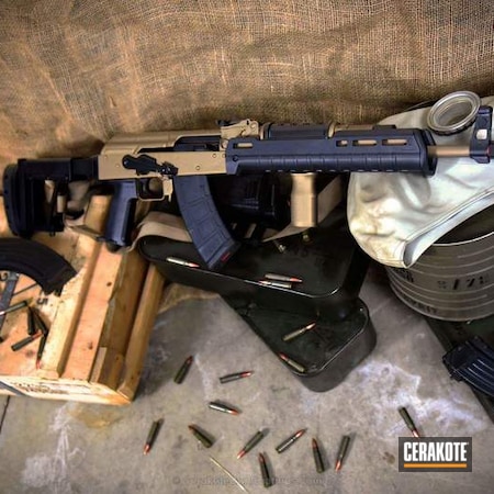 Powder Coating: WASR10 cut,Graphite Black H-146,AK-47,Two Tone,AK Rifle,Burnt Bronze H-148
