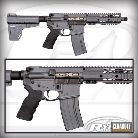 Powder Coating: SLR Rail,KAK Blade,Aero Precision,.458Socom,AR Pistol,Tactical Rifle,Tactical Grey H-227