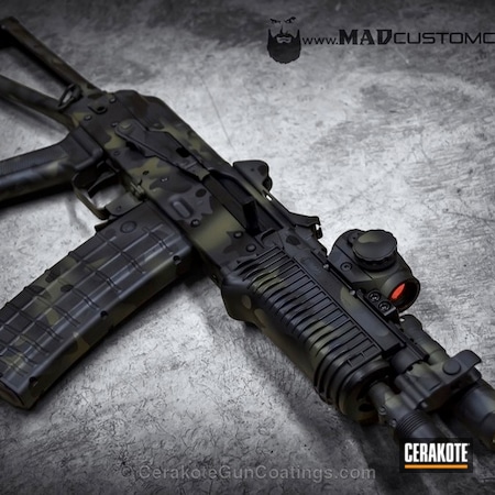 Powder Coating: Graphite Black H-146,AK-47,MAGPUL® FOLIAGE GREEN H-231,MultiCam,Camo,Sniper Grey H-234,Tactical Rifle,MAD Land Camo