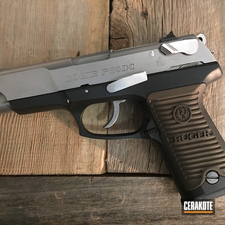 Powder Coating: Midnight Bronze H-294,Handguns,Pistol,Armor Black H-190,Ruger